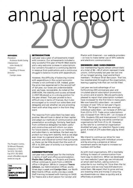 Annual Report 2009